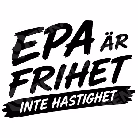EPA Är Frihet – Dekal