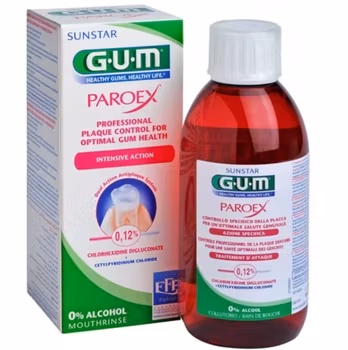 Paroex 0,12 % Mintmunnskyll til etter klorheksidinbehandling