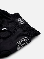 PRIMO: MUAY THAI SHORTS SUPER NYLON - BLACK PANTHER II