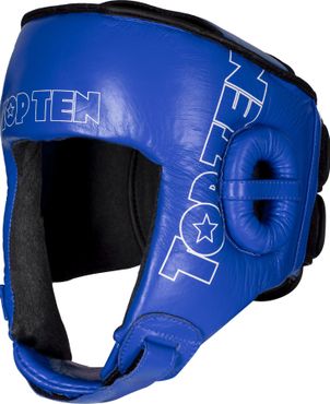 TOP TEN: IFMA HEAD GUARD LEATHER BLUE