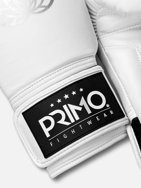 PRIMO: EMBLEM 2.0 BOXING GLOVES - WHITE SERAPH