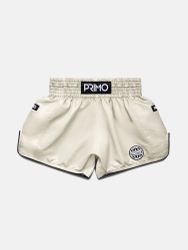 PRIMO: MUAY THAI SHORTS ALTA SERIES - CREAM