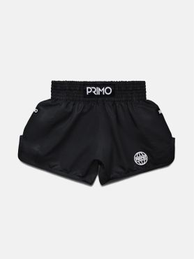 PRIMO: MUAY THAI SHORTS ALTA SERIES - ONYX BLACK