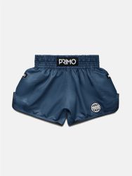 PRIMO: MUAY THAI SHORTS ALTA SERIES - STEEL BLÅ