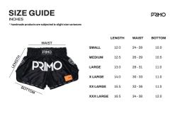 PRIMO: MUAY THA SHORTS FREE FLOW SERIES - GOTHAMS FINEST