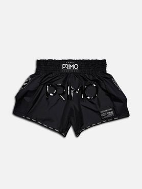 PRIMO: MUAY THAI SHORTS SUPER NYLON - BLACK PANTHER II