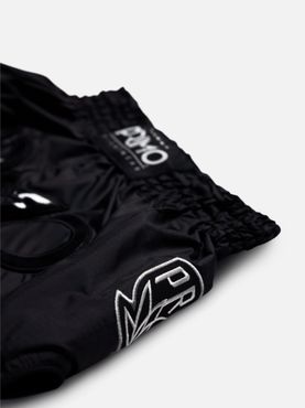 PRIMO: MUAY THAI SHORTS SUPER NYLON - BLACK PANTHER II