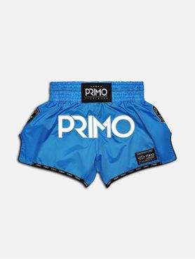PRIMO: MUAY THAI SHORTS SUPER NYLON - BLUE JAY