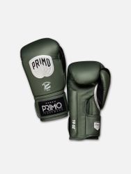 PRIMO: EMBLEM 2.0 SEMI LEATHER BOXING GLOVES - ARMY GREEN