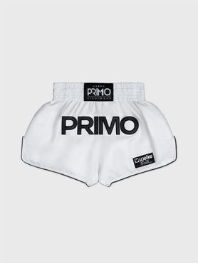 PRIMO: MAMBA SERIES MUAY THAI SHORTS - WHITE
