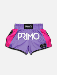 PRIMO: MUAY THAI SHORTS SUPER NYLON - PURPLE RAIN