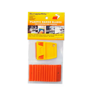 Plast rakblad Scraperite Lil Gripper Orange Pack