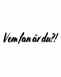 Vem Fan Är Du?!