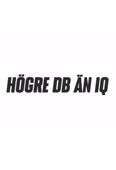 HÖGRE DB ÄN IQ