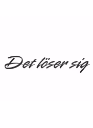Det löser sig