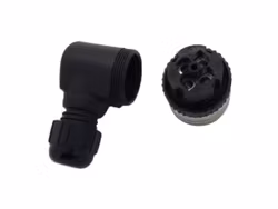 Kontakt till induktiv givare, vinklad