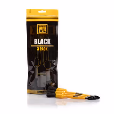 Work Stuff DETAILING BRUSH Black 3-pack Rekondpenslar