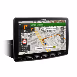 Alpine INE-F904D – Enkeldin bilstereo – TomTom Navigation – CarPlay & Android Auto