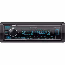 Kenwood KMM-BT358 – Bilstereo med Bluetooth & 3 par lågnivåutgångar