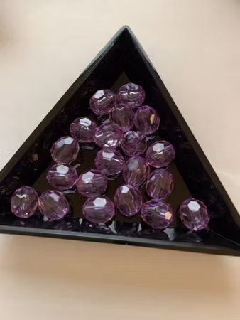 8mm mörklila akryl
