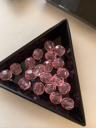 8mm ljusrosa akryl