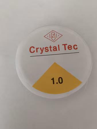 1mm transparant Elastisk ca 12 m per rulle