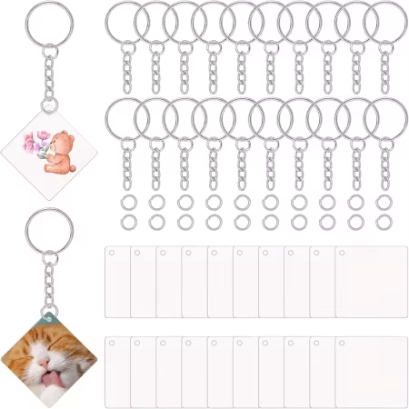 5-pack DIY nyckelringar