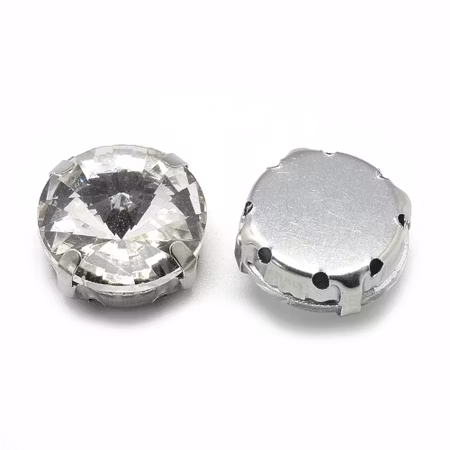Sew on kristaller Crystal glas 14mm