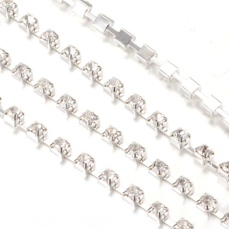 Strasslänk Crystal 2,8mm, 1dm