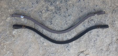 Våg/u-svängt pannband utan kanal, med tryckknappar minishettis-2xfull