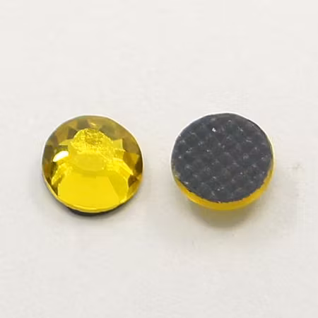 Hotfix rhinestone Citrine SS16