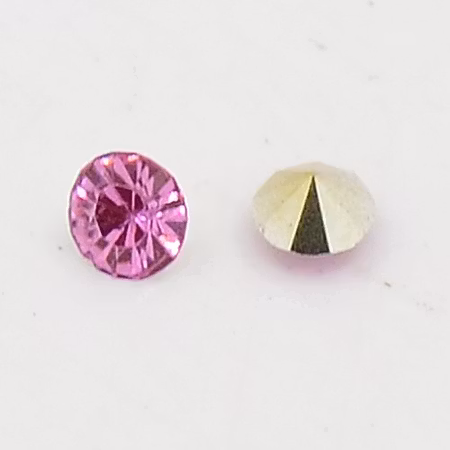 Rhinestone Orchid point back 8mm ca 50st