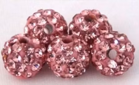 Shamballa pink 10mm