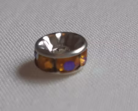 Strassrondeller topaz AB 8mm