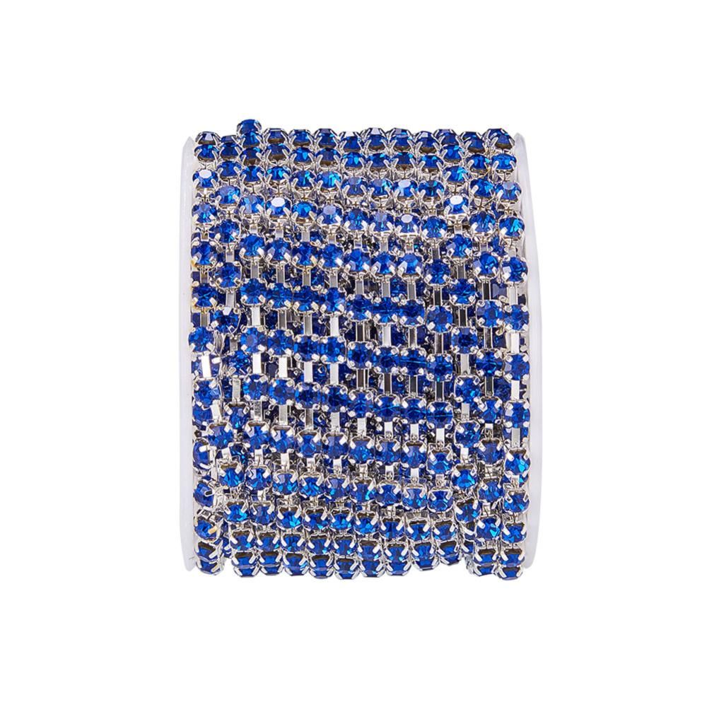 Strasslänk Sapphire 3mm, 1dm
