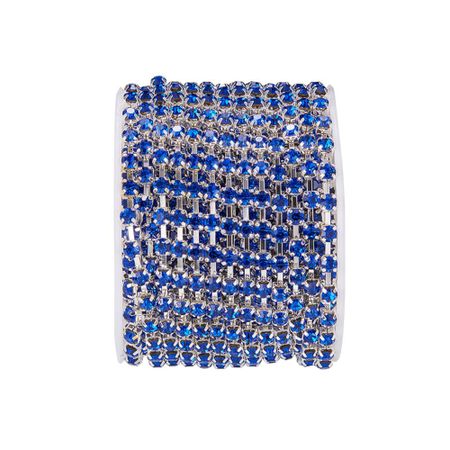 Strasslänk Sapphire 3mm, 1dm
