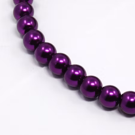 Glaspärlor Purple, 8mm