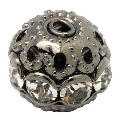 Metallpärla crystal 8mm