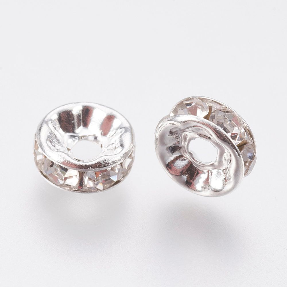 Strassrondeller Crystal 8mm