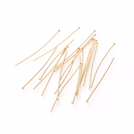 Hattpinne gold 45x07mm