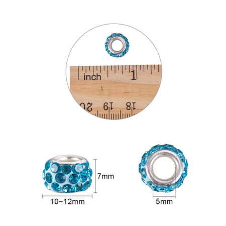 Polymer clay rhinestone 10~12mm