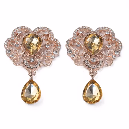 Kristallsmycke Heart rose gold (flera färger)