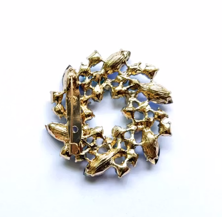 Flower smycke med strass (flera färger)