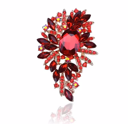 African smycke med strass (flera färger)