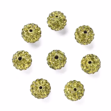 Shamballa Olive 10mm