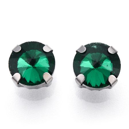 Sew on kristaller Emerald glas 18mm