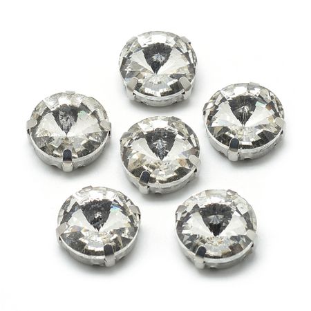 Sew on kristaller Crystal glas 18mm