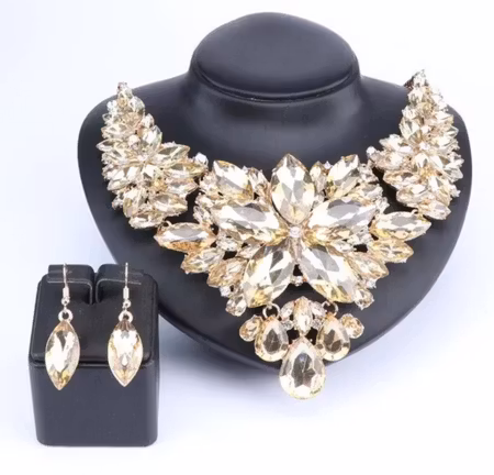 Big flower smycke (flera färger)