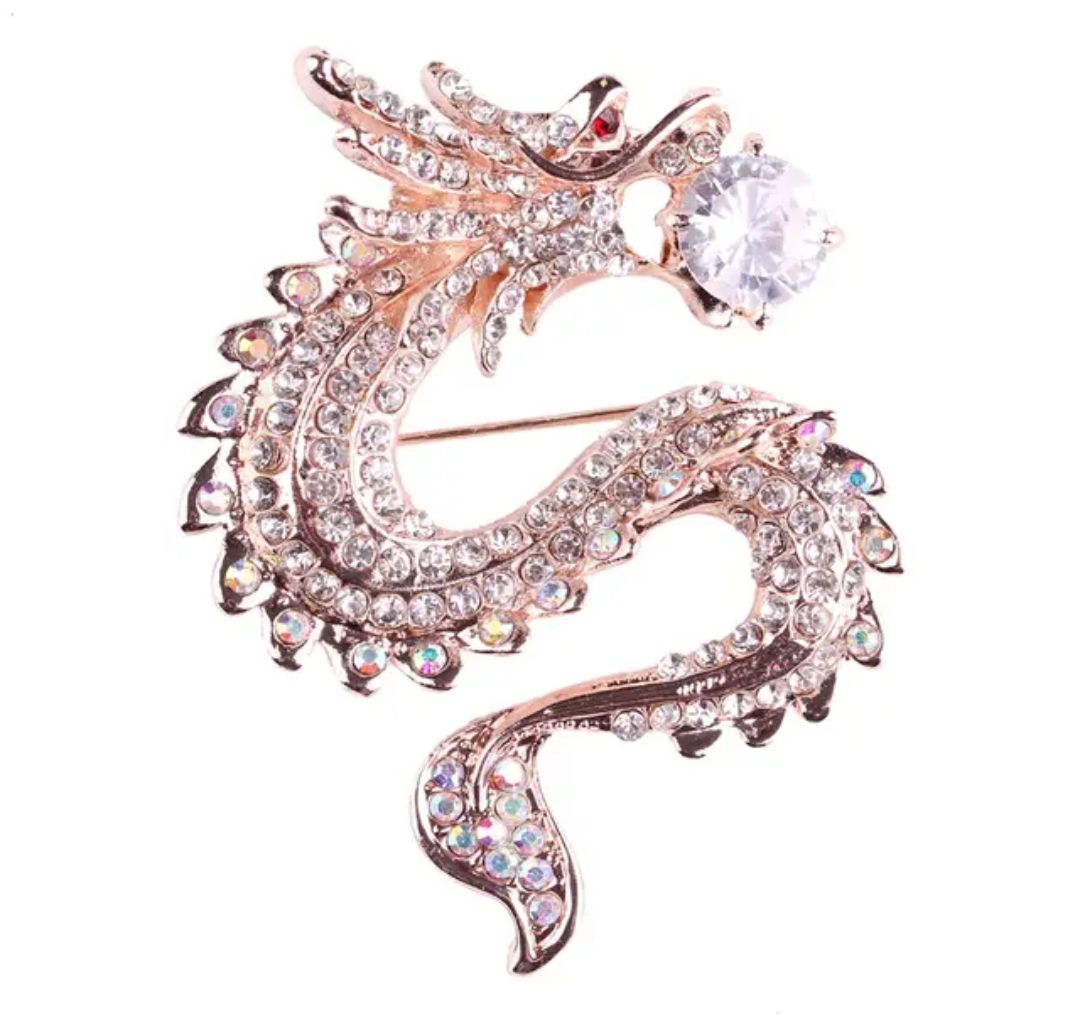 Dragon crystal smycke