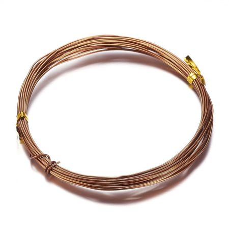 Rund aluminium wire 0,8mm, 10m (flera färger)